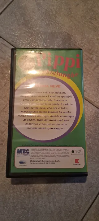 VHS Pippi Calzelunghe - La Prima Neve