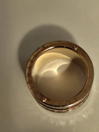 Anillo Michael Kors Dorado con Cristales