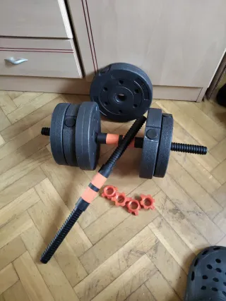 Set di manubri regolabili per palestra