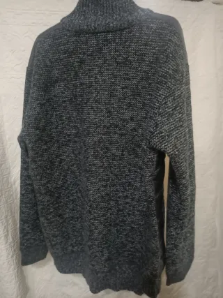 Chaqueta acolchada gris hombre