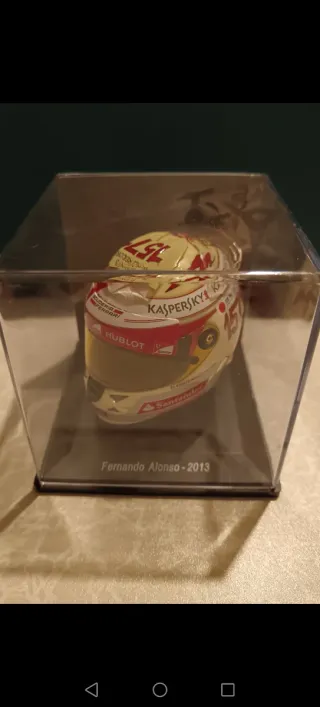 Casco F1 Fernando Alonso Japón 2013