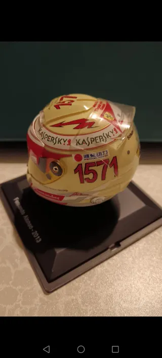 Casco F1 Fernando Alonso Japón 2013