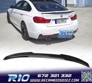 ALERON SPOILER BMW F36 LOOK M4 CARBONO