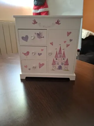 Joyero infantil princesa castillo musical