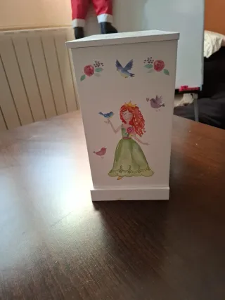 Joyero infantil princesa castillo musical