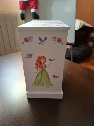 Joyero infantil princesa castillo musical