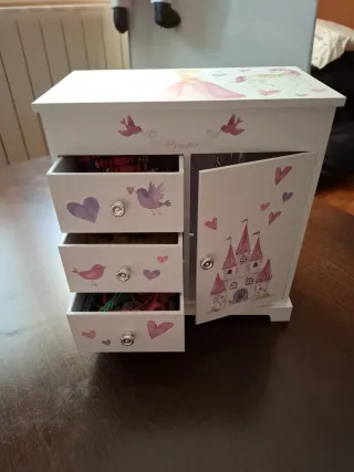 Joyero infantil princesa castillo musical