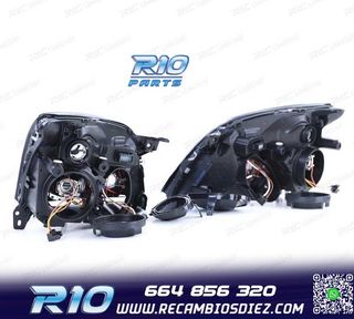 FAROS OPEL VECTRA C 02-05 SIGNUM 03-05 OJOS ANGEL FONDO NEGR