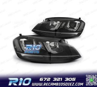 FAROS PARA VOLKSWAGEN VW GOLF 7 12-17 LOOK GTI LUZ DIURNA FO