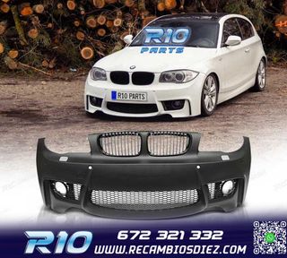 PARAGOLPES DELANTERO BMW E81 E82 E87 E88 04-13 LOOK 1M PDC +