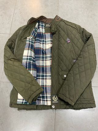 Chaqueta Belstaff verde acolchada