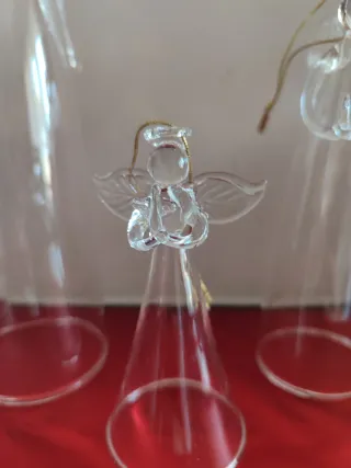 Tris angeli in vetro