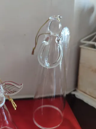 Tris angeli in vetro