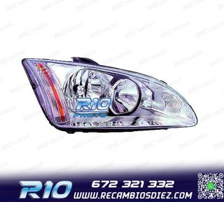 FARO DCH PARA FORD FOCUS II 04-08 FONDO CROMO