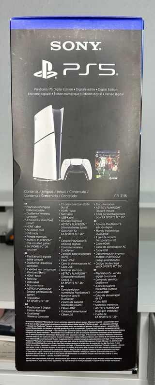 PlayStation 5 Digital 825GB + FIFA26 nueva