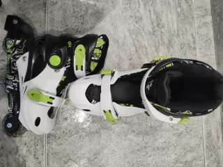 Patines infantiles con protecciones