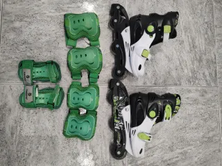 Patines infantiles con protecciones