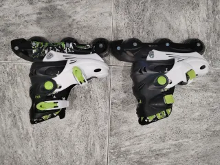 Patines infantiles con protecciones