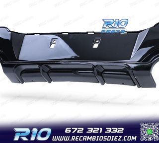 DIFUSOR BMW F20 F21 10-15 LOOK M PERFORMANCE NEGRO BRILLO