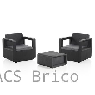 Mobili da Giardino Venus Tête-à-Tête Grafite