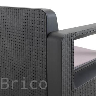 Mobili da Giardino Venus Tête-à-Tête Grafite