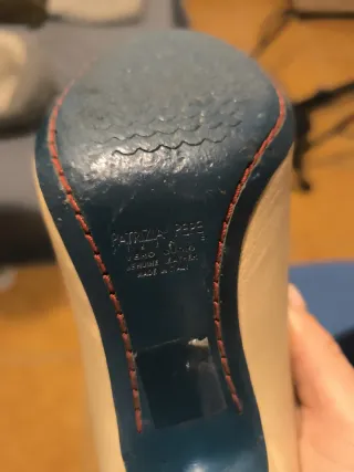 Zapatos tacón Patrizia Pepe Talla 37 Beige