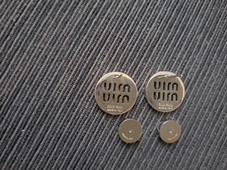 Orecchini Miu Miu Argento