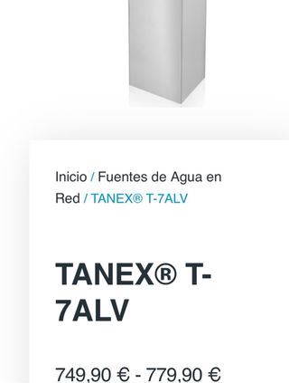 Fuente de agua TANEX