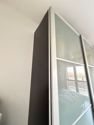 Armadio 2 ante scorrevoli vetro satinato