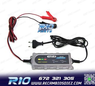 CARGADOR DE BATERIA COCHE MOTO BARCO 12V