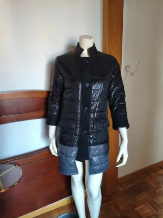 Abrigo Hakei Negro y Gris