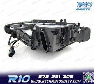 FAROS BMW F30 F31 11-15 XENON OJOS ANGEL DRL LED NEGRO