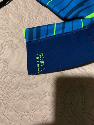 Neopreno corto surf Olaian Decathlon Talla 14