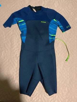 Neopreno corto surf Olaian Decathlon Talla 14