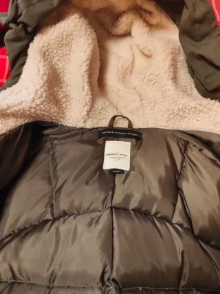 Parka imbottita invernale piuma d'oca