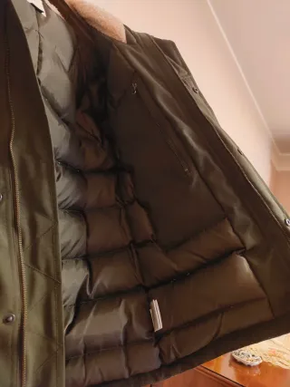 Parka imbottita invernale piuma d'oca