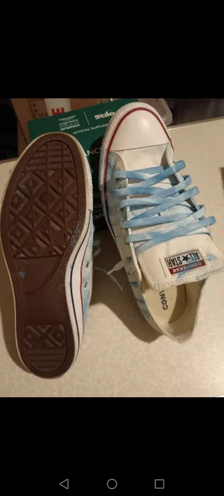 Zapatillas Converse All Star Blue Paint