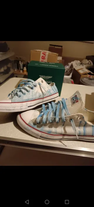 Zapatillas Converse All Star Blue Paint
