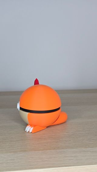 Charmander Pokeball Fanart Stampato 3D