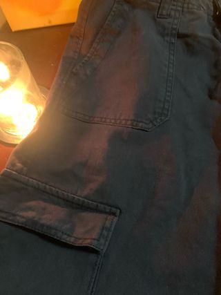 Pantalón cargo Stradivarius negro Talla M