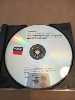 Banda Sonora Original Braveheart CD