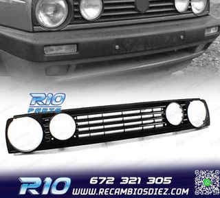 PARRILLA VOLKSWAGEN VW GOLF MK2 83-91 NEGRO