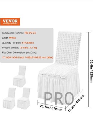 Fodere per Sedie Pieghevoli in Elastomero Elastico