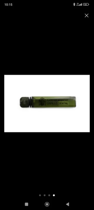 Cepillo de dientes militar