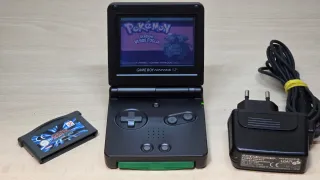 Nintendo Game Boy Advance SP Nero + Giochi