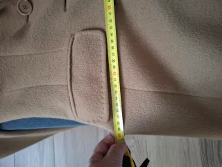 Abrigo camel entallado talla 38