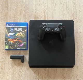 PS4 Slim 500Mb + Mando + Cargador Inalámbrico