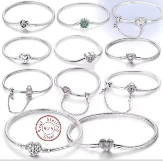 Pulsera (similar Pandora) Plata de Ley 925 Origina