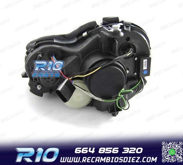 FAROS MERCEDES CLASE CLK W209 02-09 LUZ DIURNA FONDO CROMO