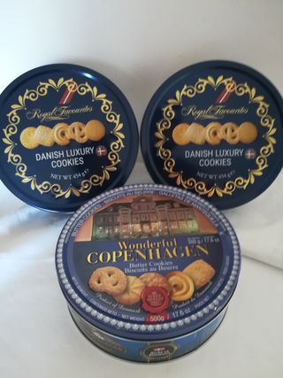 Set 3 Scatole vuote di  Latta Royal Favourites